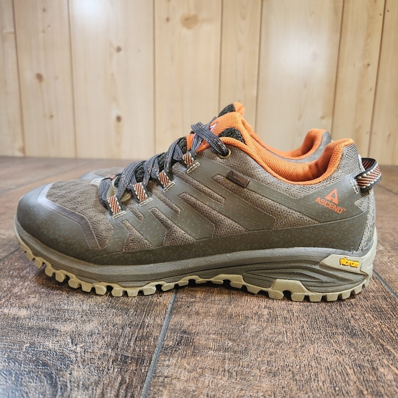 Ascend Approach II Low Waterproof Hiking Shoes Men's Size 9.5 Brown WORN ONCE!! - Picture 2 of 11